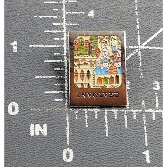 Starbucks Coffee Company Involved Silver Tone Enamel Lapel Pin Employee Award - Picture 2 of 4